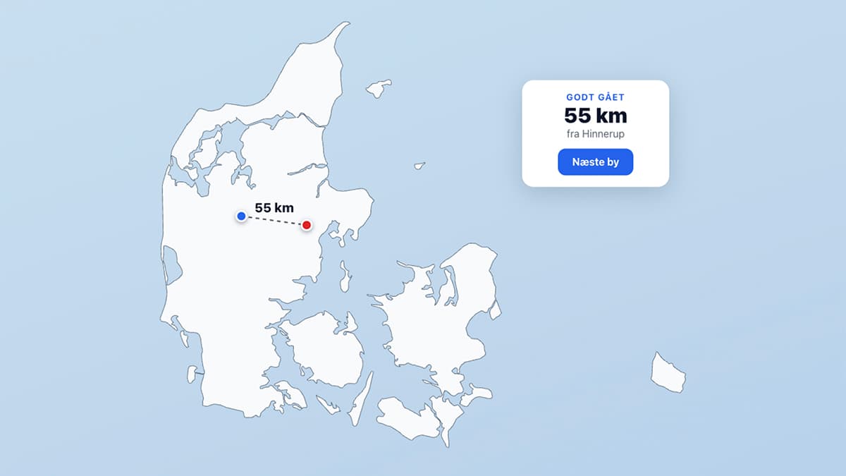 Screenshot af Danske Byer
